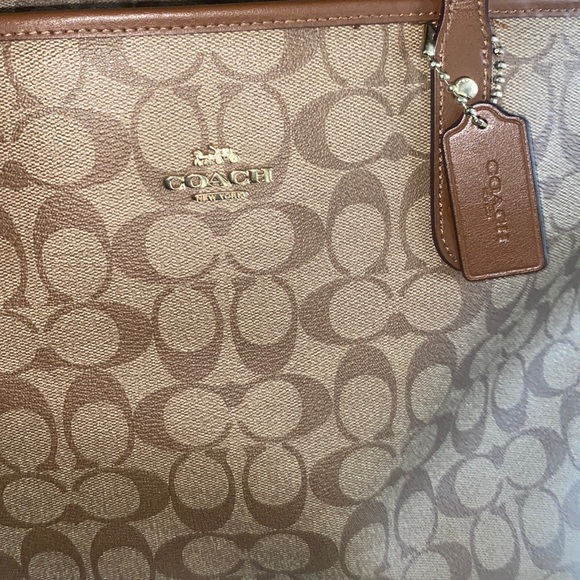Coach tote with matching wallet - Picture 2 of 3